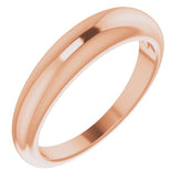 14K 4 mm Petite Dome Ring